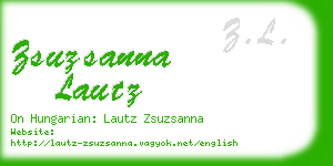 zsuzsanna lautz business card